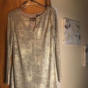 Gold Vince Camuto Dress
